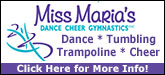 Miss Maria's Dance Cheer & Gymnastics Inc Sponsorship Banner